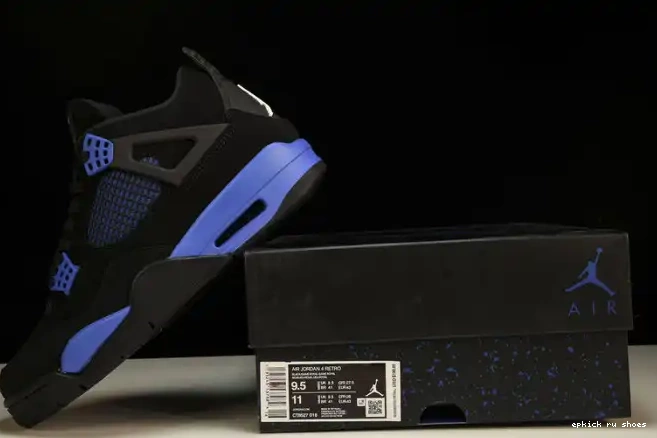 Cheap Royal Jordan Black Retro CT8527-018 Game 4 0514